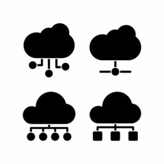 Cloud Icon Design Vector Logo Template Illustration Sign And Symbol