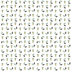Watercolor olive seamless pattern, Kitchen textile print, Repeat fabric design, Greek ornament illustration, Floral background, Hand drawn wallpaper