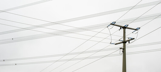 A power pole and overhead lines whose paths cross

An electrical line is an object or system for...