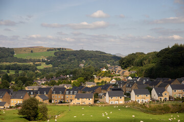 Buxton from the Peak District, Derbyshire