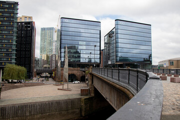 Office buildings in Manchester, England