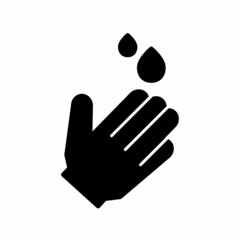 Hand Wash, Washing Hand Icon Design Vector Logo Template Illustration Sign And Symbol