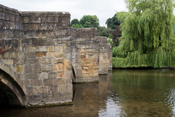 Bakewell Bridge over the River Wye, Derbyshire