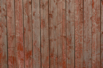 Brown wooden house wall. Wooden planks texture