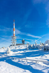 Unterwegs in der wunderschönen Winterlandschaft durch den schönen Harz am Brocken - Sachsen-Anhalt