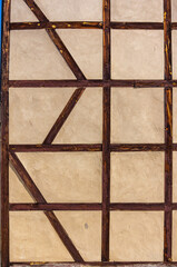 Pattern Of A Half-Timbered Structure