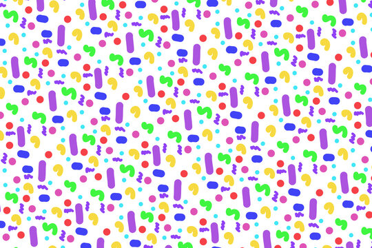 Seamless abstract pattern - festive multicolored background.