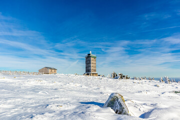 Unterwegs in der wunderschönen Winterlandschaft durch den schönen Harz am Brocken - Sachsen-Anhalt