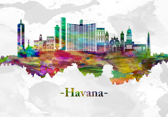 Havana Cuba skyline