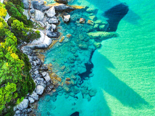 Fototapeta na wymiar Sea coast at Corfu, Greece