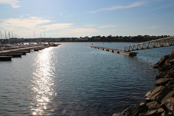 Fototapeta premium marina in morgat in brittany (france)