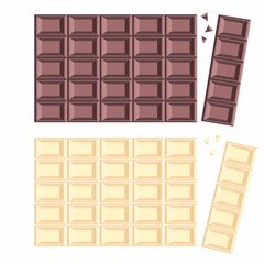 Simple Cute Board Chocolate Background Illustration