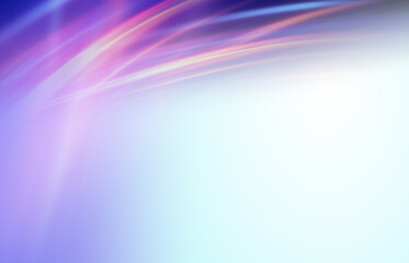 Light abstract background. Neon waves, ultraviolet glow