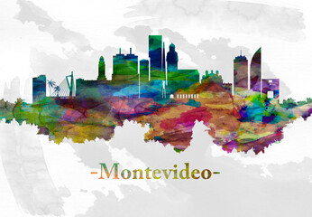 Montevideo Uruguay skyline
