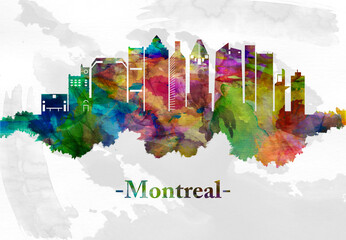 Fototapeta premium Montreal Canada skyline