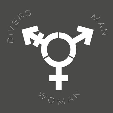 third gender Icon for men woman