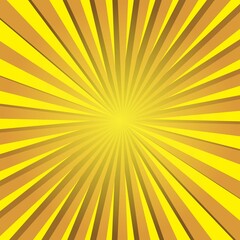 Abstract background with sun ray and dots. Summer vector illustration