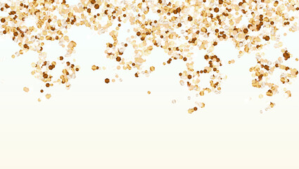 Miracle Background with Confetti of Glitter Particles. Sparkle Lights Texture.
