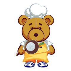 teddy bear the chef