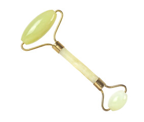Quartz face massager isolated on white background.