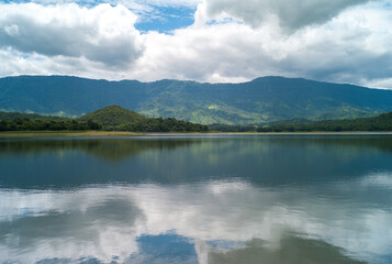 Fototapeta na wymiar Lake in the mountain in Thailand