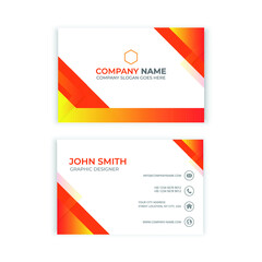 Naklejka na ściany i meble Business Card Template For Brand And Company. 