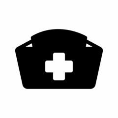 Nurse Hat Icon Design Vector Logo Template Illustration Sign And Symbol