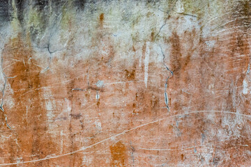Abandoned old rustic concrete wall surface with abstract texture for background