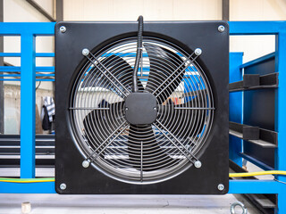 air conditioning fan. HVAC. Ventilation fan background