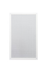 Window mosquito net isolated on white background. Reliable protection against mosquitoes, flies, and insects