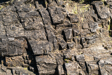 A closeup shot of rocky hill © Toddmacdonald/Wirestock