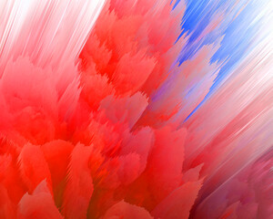 abstract background with red and blue color smooth and strong 