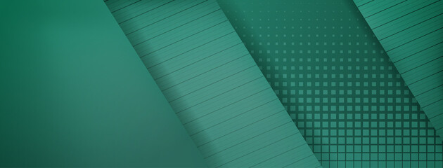 Abstract background made of slanting lines and halftone dots in turquoise colors