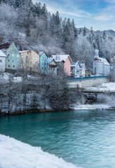 small house on the river F&uuml;ssen Germany 