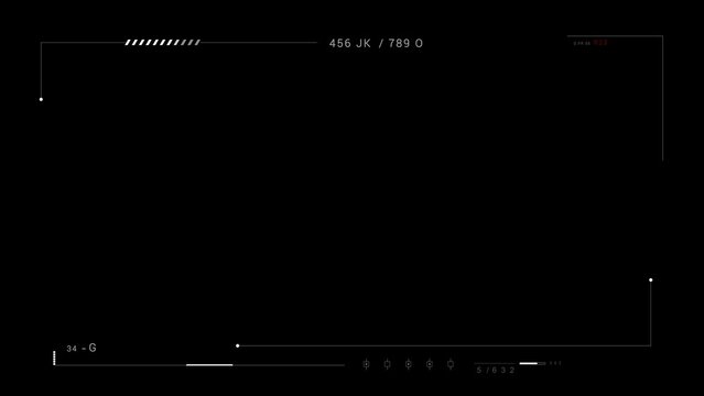 HUD Frame.Camera vewfinder HUD.Technology HUD data display.PNG Alpha.Control panel HUD technological infographic.