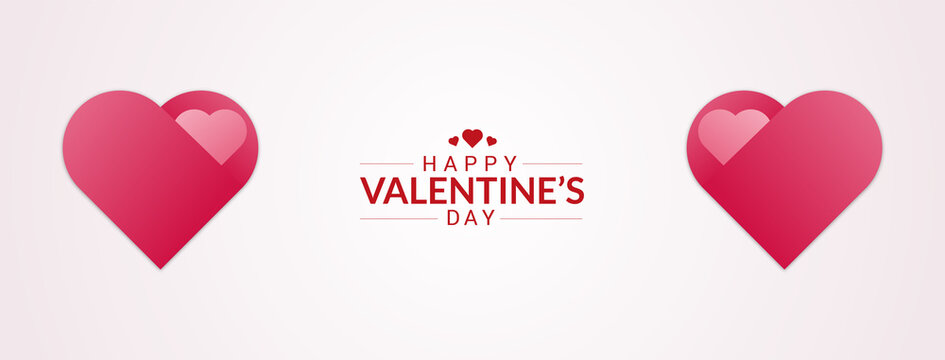 Realistic Valentine's Day Twitch Love Background Free Illustration