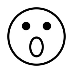 Fototapeta premium This emoticon icon can be used in various designs, both formal and non-formal. Suitable also used for fun-themed designs, rate marketplaces, children and others.