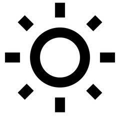 Brightness Icon, Wb Sunny Icon, Brightness Adjust Icon
