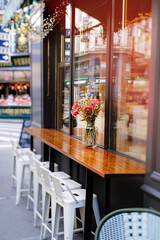 French restaurant - table on the street - 482867069