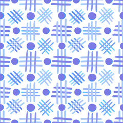 Seamless geometric pattern in a cage