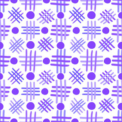 Seamless geometric pattern in a cage