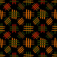 Seamless geometric pattern in a cage