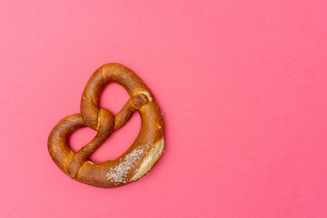 Handtwisted twisted pretzel breze brezel prezel pastries leach leached bakery