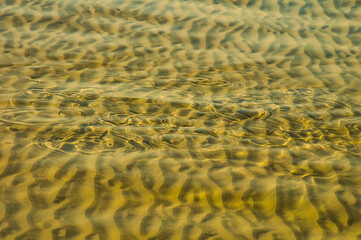 Calm on the Pacific Ocean in Australia on the beach in Chelsea, Victoria.