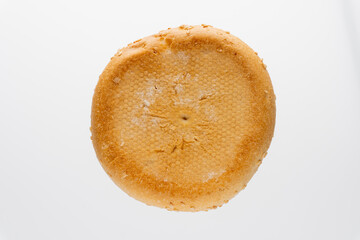 Bread kaiser bottom view