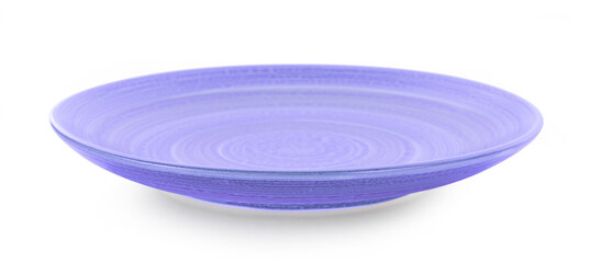 empty plate isolated on white background.