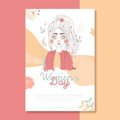 International women's day hand drawn illustration
