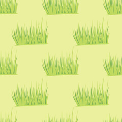 Grass seamless pattern. Background of lawn.