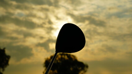 Golf club and sky