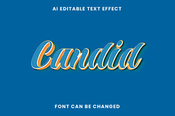 Candid Text Effect